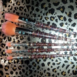 Rainbow luxe brush set